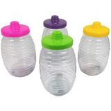 Mexican Style 16 oz Mini Plastic Barrel with Straw & Lid Traditional Vitroleros