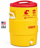 Igloo 10 Gal Beverage Sports Jobsite Cooler Red Heavy Duty Insulated Water Jug