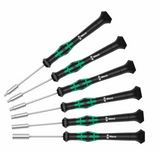 Wera Micro Precision Metric Nutdriver Set and Rack (6-Piece) NEW