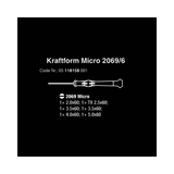 Wera Micro Precision Metric Nutdriver Set and Rack (6-Piece) NEW