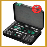 Wera SAE 1/4-inch Drive Speed Ratchet, Socket & Bit 41-Piece Set