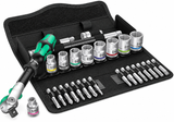 Wera 8100 SB 6 Zyklop Speed Ratchet Set 3/8" Drive Metric Socket Set 29 Pc