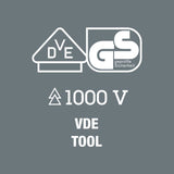 Wera 05004966001 8007 B VDE 3/8" Insulated Ratchet 80 Tooth Switch Lever
