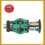 Wera Bitholding Stubby Screwdriver Includes 6 Bits (05 0088730 01) NEW