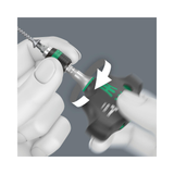 Wera Ratcheting T-handle Bitholding Screwdriver w Rapidaptor Quick-Release Chuck