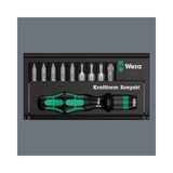 Wera 05 056653 001 Screwdriver 1/4-inch Bit 10-piece Set and Carrying Case (NEW)