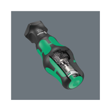 Wera Ratcheting TURBO Screwdriver Handle with Rapidaptor Quick-Release