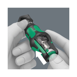 Wera Ratcheting TURBO Screwdriver Handle with Rapidaptor Quick-Release