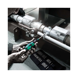 Wera Ratcheting TURBO Screwdriver Handle with Rapidaptor Quick-Release