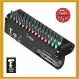 Wera Bit-Check “Impact Ready” Diamond Coated Tips 30-piece Set with Bit Case