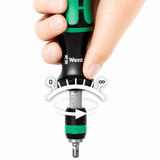 Wera 7440 Kraftform Adjustable Torque Screwdriver 1/4" Hex 0.3-1.2Nm 05074700001