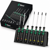 Wera 05118152001 2035/6 B Precision Screwdriver Set 6Pc Phillips Slotted Rack