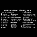Wera 25-Piece Micro Precision ESD Big-Pack for Electronics (05134019001) NEW