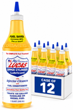 Case of 12 Lucas Oil 10003 Fuel Treatment 1 Quart Injector Cleaner