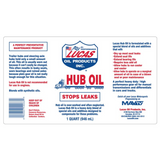 Lucas Oil 10088 32oz Extremely Heat Resistant & Long Lasting Hub Oil (4 Pack)