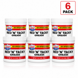Lucas Oil 16-Ounce Red 'N" Tacky Grease Water-resistant (10574) Pack of 6 NEW