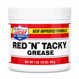 Lucas Oil 16-Ounce Red 'N" Tacky Grease Water-resistant (10574) Pack of 1 NEW