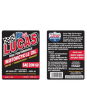 6 x Lucas Oil 10700 20W-50 Motorcycle Oil 1 Qt 4 Stroke Engine Oil