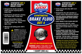 4 pack Lucas Oil 10827 DOT 4 Synthetic Brake Fluid 12 oz