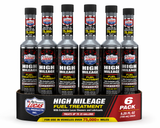 Lucas Oil 10977 High Mileage Fuel Treatment 5.25 oz Gas Additive Cleaner 6 pack