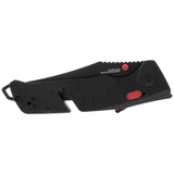 SOG Trident AT Partially Serrated 3.7-inch Folding Pocket Knife (Black & Red)
