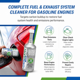 Cataclean 120019 Fuel & Exhaust System Catalytic Cleaner 16oz 2 Pack Gas Engine