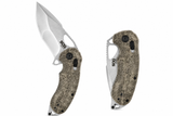 SOG Kiku XR 12270157 Folding Knife CTS-XHP Tanto Micarta XR Lock