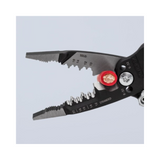 Knipex 8" Forged Wire Stripper 20-10 AWG Polished Head Serrated Gripping Surface