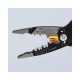 Knipex 8" Forged Wire Stripper 20-10 AWG Polished Head Serrated Gripping Surface