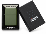 Zippo 221 Classic Windproof Refillable Lighter Green Matte