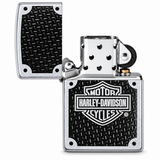 Zippo Harley-Davidson 24025 Carbon Fiber Design Windproof Lighter