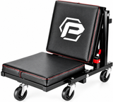 Powerbuilt 240298 2-in-1 Rolling Creeper Seat High Low Roller Garage Stool