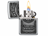 Zippo Jack Daniel's Tennessee Whiskey Chrome Emblem Windproof Lighter