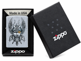 Zippo Viking Warrior 29871 Street Chrome Windproof Lighter