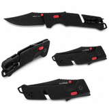 SOG Trident AT 11120141 Folding Knife 3.75" CRYO D2 Blade Black/Red