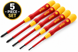 Wiha 32085 5 Piece Insulated PicoFinish Precision Screwdriver Kit