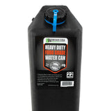 4 Pack Wavian 22L 5.8 Gallon Water Can Black BPA Free Food Grade w/ Spout
