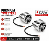SOUNDSTREAM TWS.4 1-INCH CAR AUDIO TWEETER PAIR