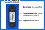 CDI 401SM Adjustable Torque Screwdriver 5-40 Inch Pounds 1/4" Drive