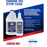 Lucas Oil 10279 Engine Oil Stop Leak 1 Gallon Motor Additive
