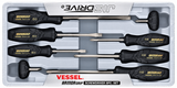 VESSEL 550A8PTU Armor Grip 8-Piece Screwdriver Set