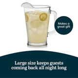 Libbey 5260 60 oz Beverage Pitcher Set of 6 Glass Servers