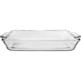 Anchor Hocking 81935L20 3 Qt Glass Baking Dish Rectangular Casserole Pan