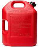 2x Midwest Can 6610 6 Gallon Gas Can Auto Shut Off Quick Flow Spout EPA CARB Red