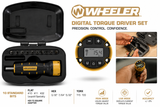 Wheeler Digital FAT 710909 Torque Wrench w 10 Bit Set LCD Display