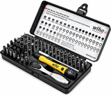 Wiha 75965 System 4 ESD Safe Ratchet & MicroBits Set 65 Piece