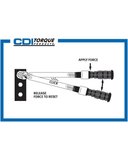 CDI 7502MRMH 3/8" Drive Click Torque Wrench 100-750 in-lb Adjustable