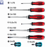 Vessel Megadora Tang-Thru Screwdriver Set 8PC EVA Foam Insert 9308EVA