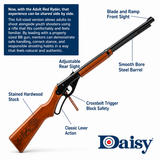 Daisy 991938116 650-Round Adult Red Ryder BB Rifle .177 Caliber 350 FPS Velocity