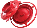 First Nature 32oz Hummingbird Feeder Red Wide Mouth Easy Clean 10 Ports (2 pack)